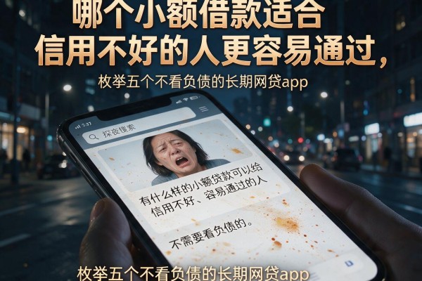 哪个小额借款适合信用不好的人更容易通过，枚举五个不看负债的长期网贷app