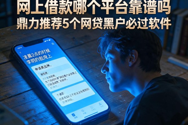 网上借款哪个平台靠谱吗，鼎力推荐5个网贷黑户必过软件