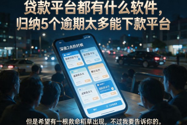 贷款平台都有什么软件，归纳5个逾期太多能下款平台