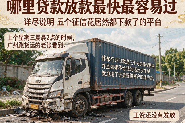 哪里贷款放款最快最容易过，详尽说明五个征信花居然都下款了的平台