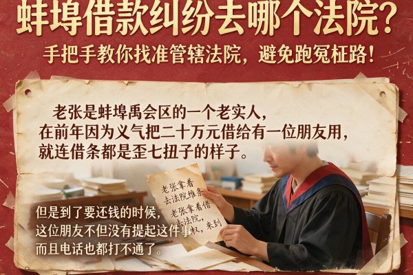 蚌埠借款纠纷去哪个法院？手把手教你找准管辖法院，避免跑冤枉路！