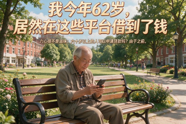 我今年62岁，居然在这些平台借到了钱