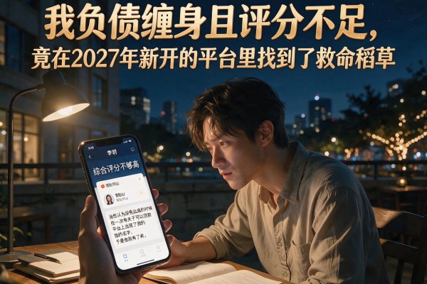 我负债缠身且评分不足，竟在2027年新开的平台里找到了救命稻草