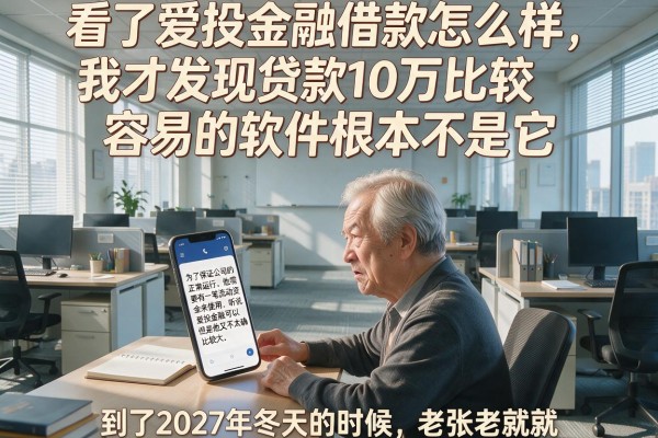 看了爱投金融借款怎么样，我才发现贷款10万比较容易的软件根本不是它