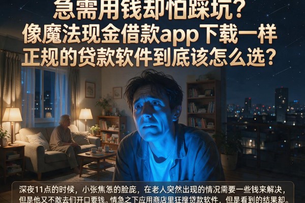 急需用钱却怕踩坑？像魔法现金借款app下载一样正规的贷款软件到底该怎么选？