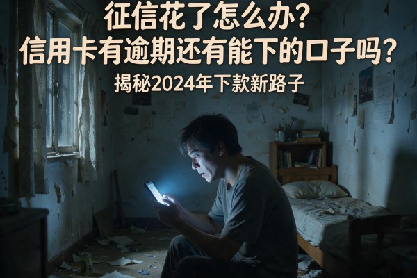 征信花了怎么办？信用卡有逾期还有能下的口子吗？揭秘2024年下款新路子
