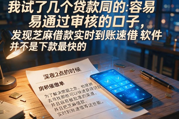 我试了几个贷款容易通过审核的口子，发现芝麻借款实时到账速借软件并不是下款最快的