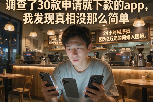 调查了30款申请就下款的app，我发现真相没那么简单