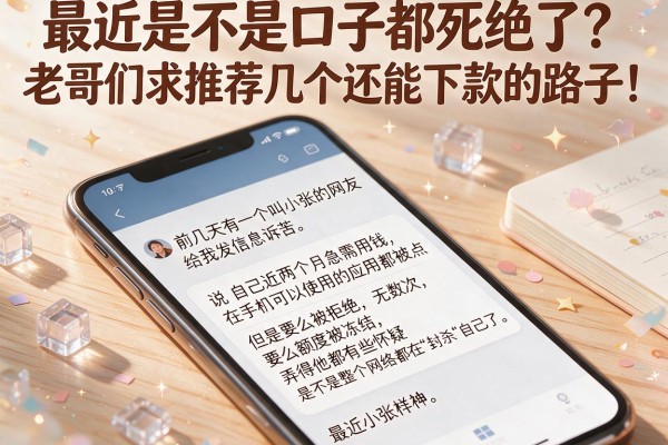 最近是不是口子都死绝了？老哥们求推荐几个还能下款的路子！
