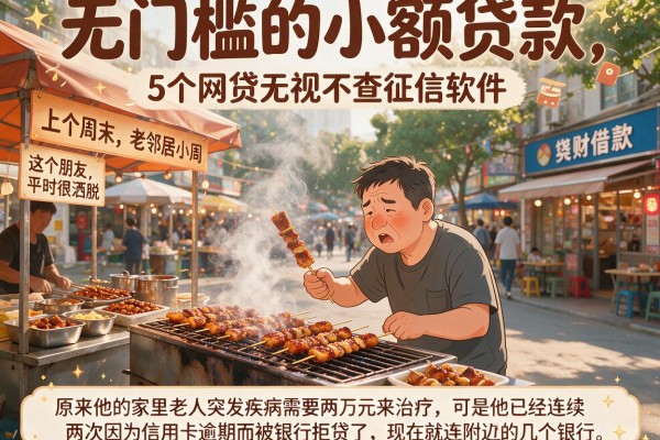 无门槛的小额贷款，详细阐述5个网贷无视不查征信软件