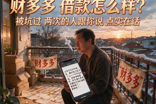 财多多借款怎么样？被坑过两次的人跟你说点实在话