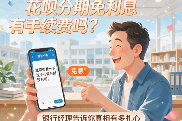 花呗分期免利息有手续费吗？银行经理告诉你真相有多扎心
