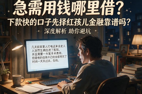 急需用钱哪里借？下款快的口子先择红孩儿金融靠谱吗？深度解析助你避坑