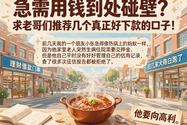 急需用钱到处碰壁？求老哥们推荐几个真正好下款的口子！