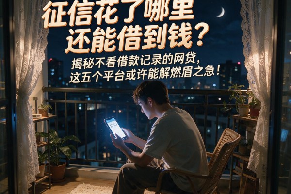 征信花了哪里还能借到钱?揭秘不看借款记录的网贷,这五个平台或许能解燃眉之急!