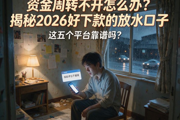 资金周转不开怎么办？揭秘2026好下款的放水口子，这五个平台靠谱吗？