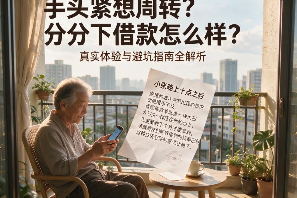 手头紧想周转？分分下借款怎么样？真实体验与避坑指南全解析