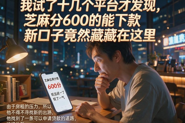 我试了十几个平台才发现，芝麻分600的能下款新口子竟然藏在这里