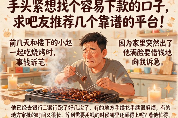 手头紧想找个容易下款的口子，求吧友推荐几个靠谱的平台！