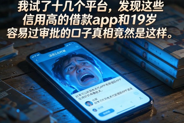 我试了十几个平台，发现这些信用高的借款app和19岁容易过审批的口子真相竟然是这样