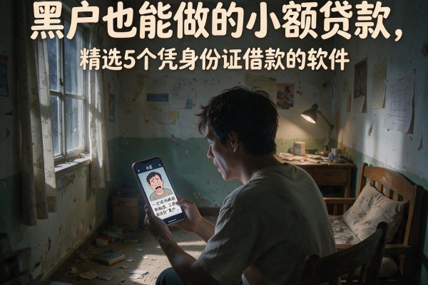黑户也能做的小额贷款，精选5个凭身份证借款的软件