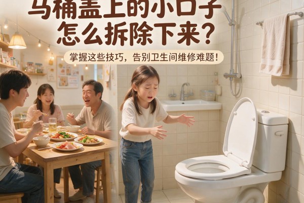 马桶盖上的小口子怎么拆除下来？掌握这些技巧，告别卫生间维修难题！