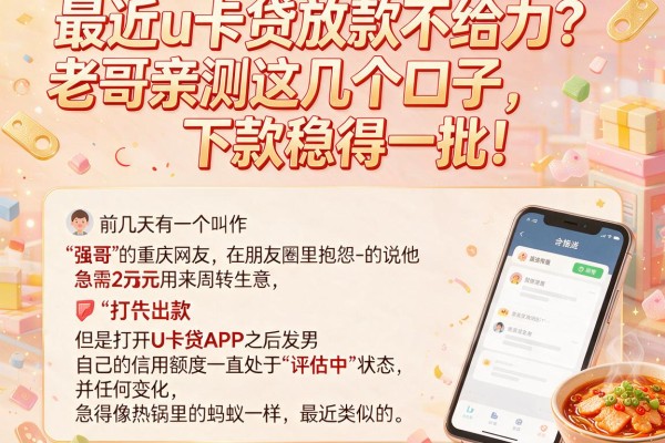 最近u卡贷放款不给力？老哥亲测这几个口子，下款稳得一批！