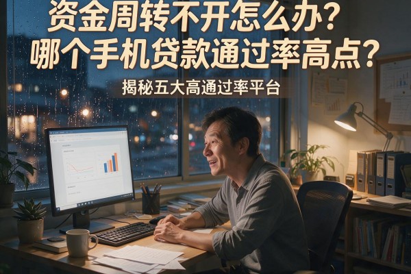 资金周转不开怎么办？哪个手机贷款通过率高点？揭秘五大高通过率平台