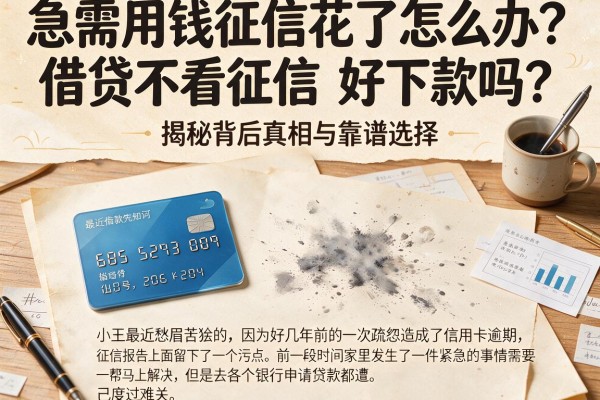 急需用钱征信花了怎么办？借贷不看征信 好下款吗？揭秘背后真相与靠谱选择