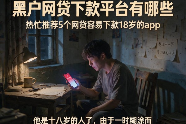 黑户网贷下款平台有哪些，热忱推荐5个网贷容易下款18岁的app