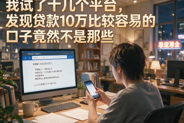 我试了十几个平台，发现贷款10万比较容易的口子竟然不是那些大牌子