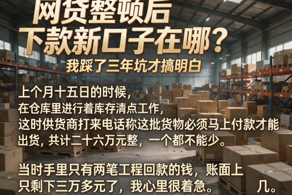 网贷整顿后下款新口子在哪？我踩了三年坑才搞明白