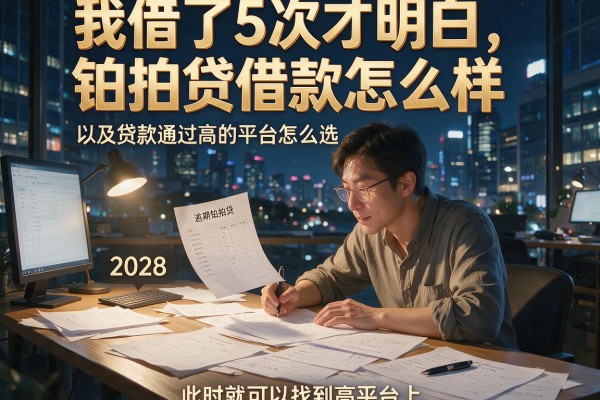 我借了5次才明白，铂拍贷借款怎么样以及贷款通过高的平台怎么选