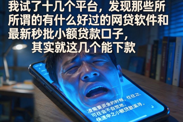 我试了十几个平台，发现那些所谓的有什么好过的网贷软件和最新秒批小额贷款口子，其实就这几个能下款