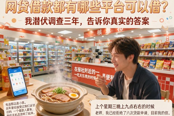 网贷借款都有哪些平台可以借？我潜伏调查三年，告诉你真实的答案