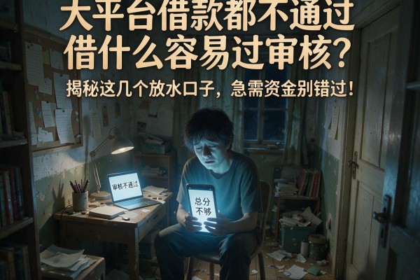 大平台借款都不通过借什么容易过审核？揭秘这几个放水口子，急需资金别错过！