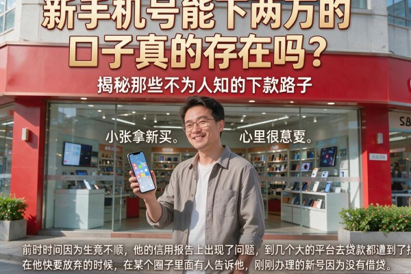 新手机号能下两万的口子真的存在吗？揭秘那些不为人知的下款路子