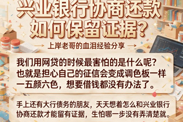兴业银行协商还款如何保留证据？上岸老哥的血泪经验分享
