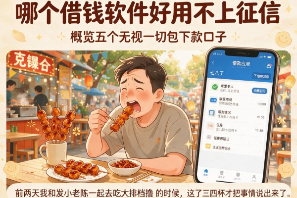 哪个借钱软件好用不上征信，概览五个无视一切包下款口子