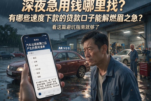 深夜急用钱哪里找？有哪些速度下款的贷款口子能解燃眉之急？看这篇避坑指南就够了