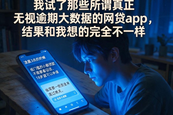 我试了那些所谓真正无视逾期大数据的网贷app,结果和我想的完全不一样