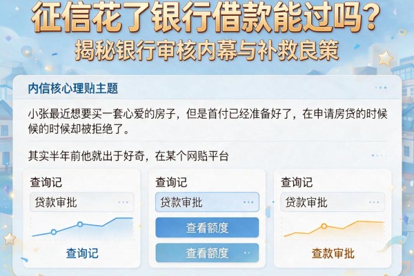 征信花了银行借款能过吗？揭秘银行审核内幕与补救良策