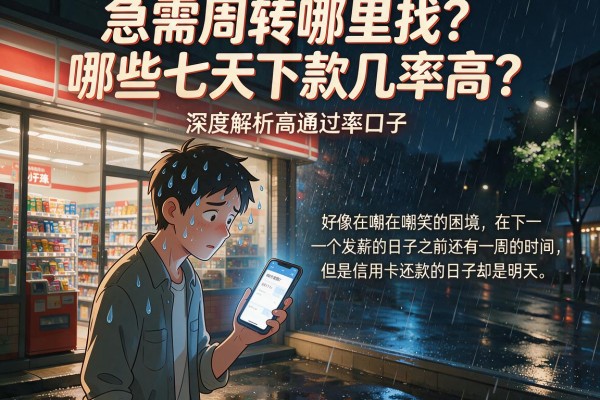 急需周转哪里找？哪些七天下款几率高？深度解析高通过率口子