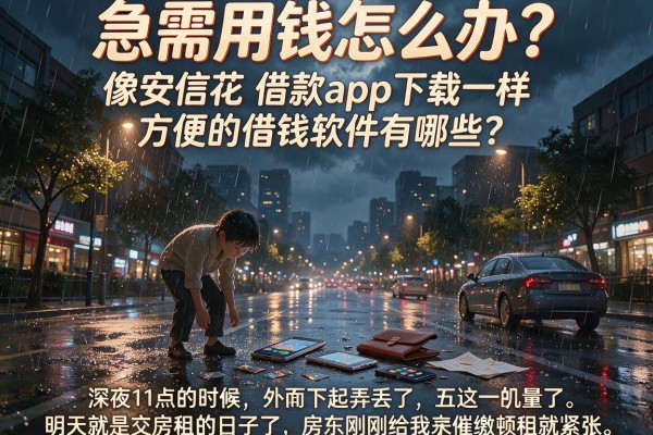 急需用钱怎么办?像安信花借款app下载一样方便的借钱软件有哪些?这几款靠谱平台值得收藏