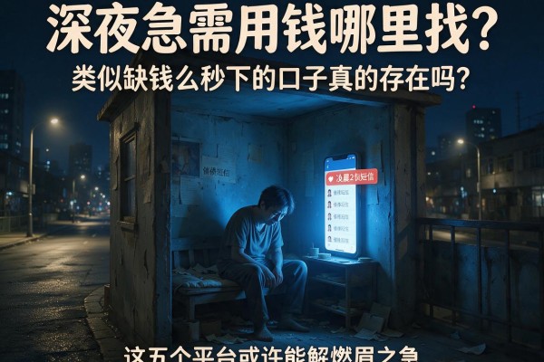 深夜急需用钱哪里找？类似缺钱么秒下的口子真的存在吗？这五个平台或许能解燃眉之急