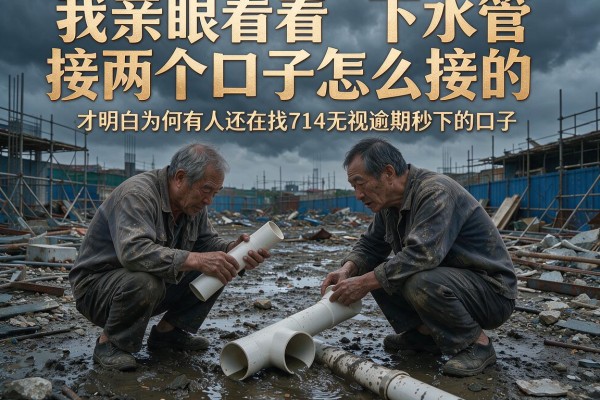 我亲眼看着下水管接两个口子怎么接的,才明白为何有人还在找714无视逾期秒下的口子