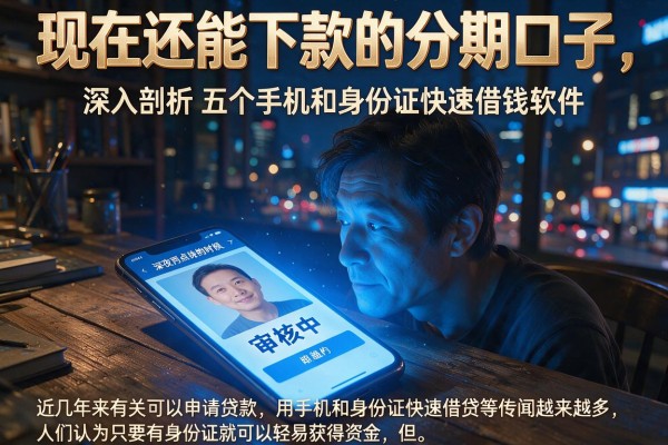 现在还能下款的分期口子，深入剖析五个手机和身份证快速借钱软件