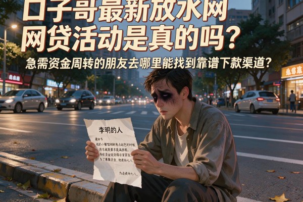 口子哥最新放水网贷活动是真的吗？急需资金周转的朋友去哪里能找到靠谱下款渠道？