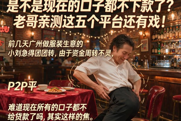 是不是现在的口子都不下款了？老哥亲测这五个平台还有戏！