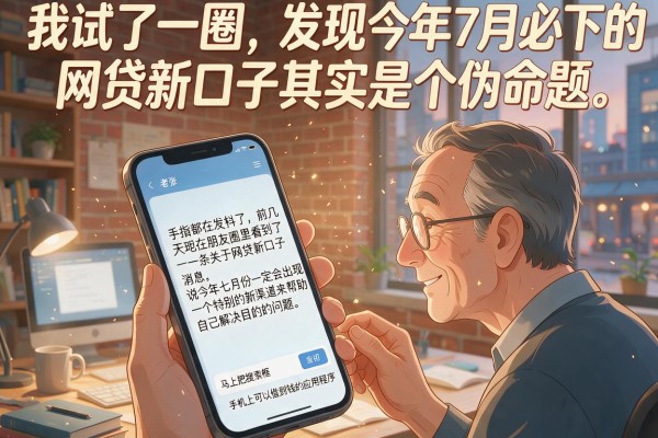 我试了一圈，发现今年7月必下的网贷新口子其实是个伪命题